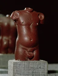 Torso maschile, da Mohejo-Daro, Valle dell
